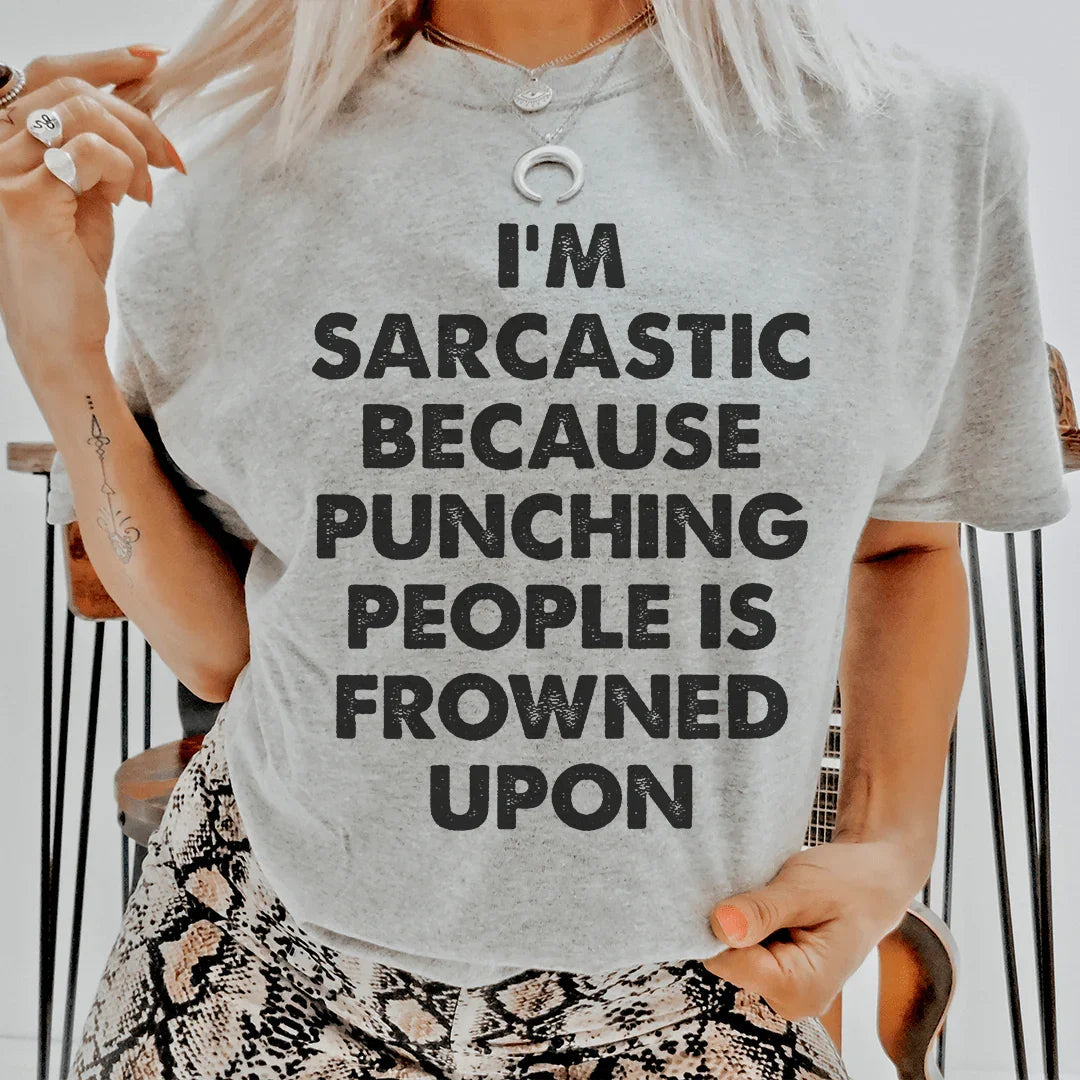 I'm Sarcastic Tee - WonderingCloth