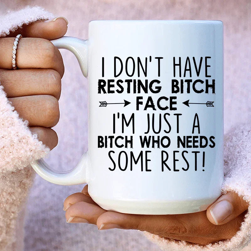 I Need Some Rest Ceramic Mug 15 oz - WonderingCloth