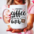 I Pretend Coffee Ceramic Mug 15 oz - WonderingCloth