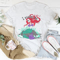 I Wanna Be Where The People Aren't Skull Mermaid Tee - WonderingCloth