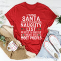 I Wish Santa Would Publish His Naughty List Tee - WonderingCloth
