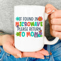 If Found In Microwave Please Return To Mom Mug - WonderingCloth