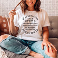 If It Involves True Crime Count Me In Tee - WonderingCloth
