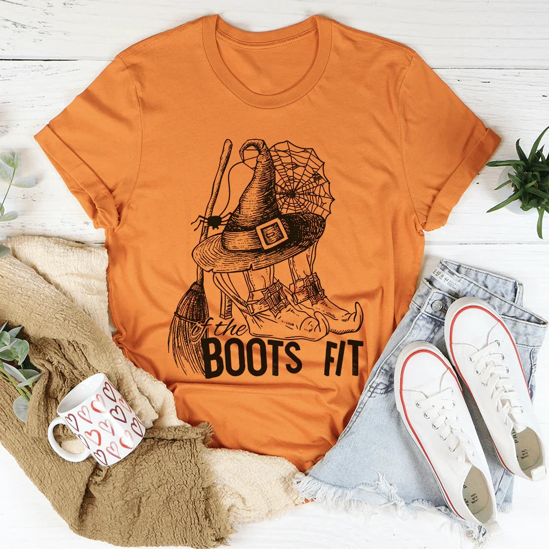If The Boots Fit Tee - WonderingCloth