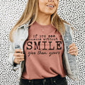 If You See Someone Without A Smile Tee - WonderingCloth