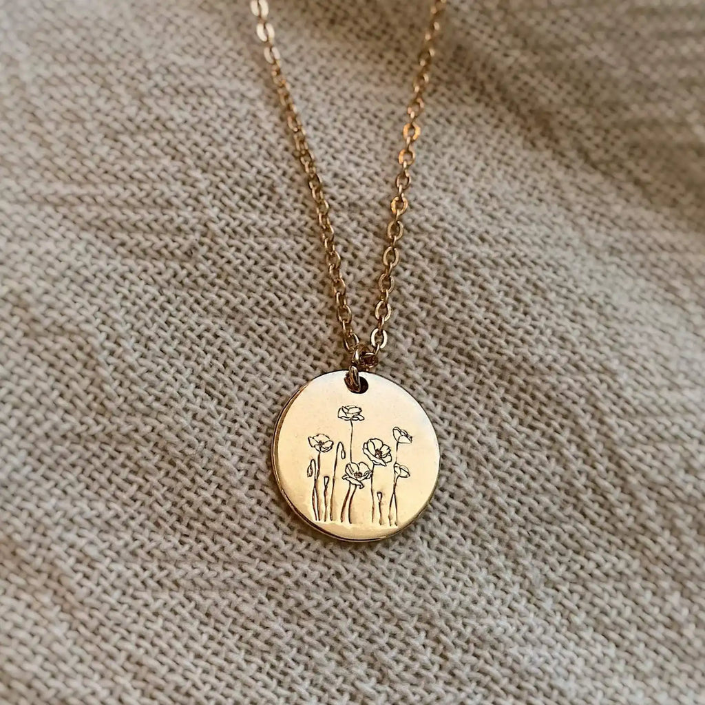 Poppy Necklace - WonderingCloth