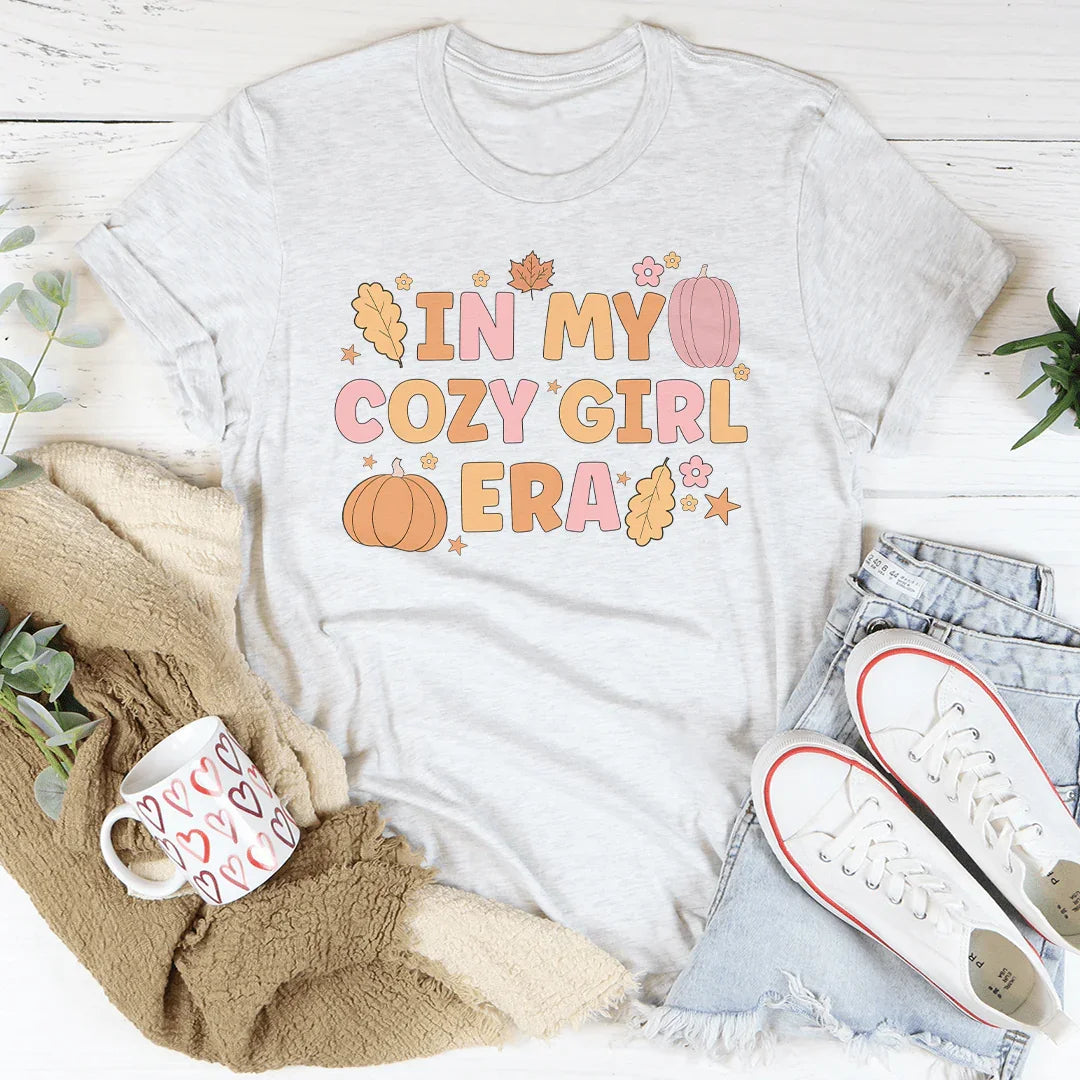 In My Cozy Girl Era Tee - WonderingCloth