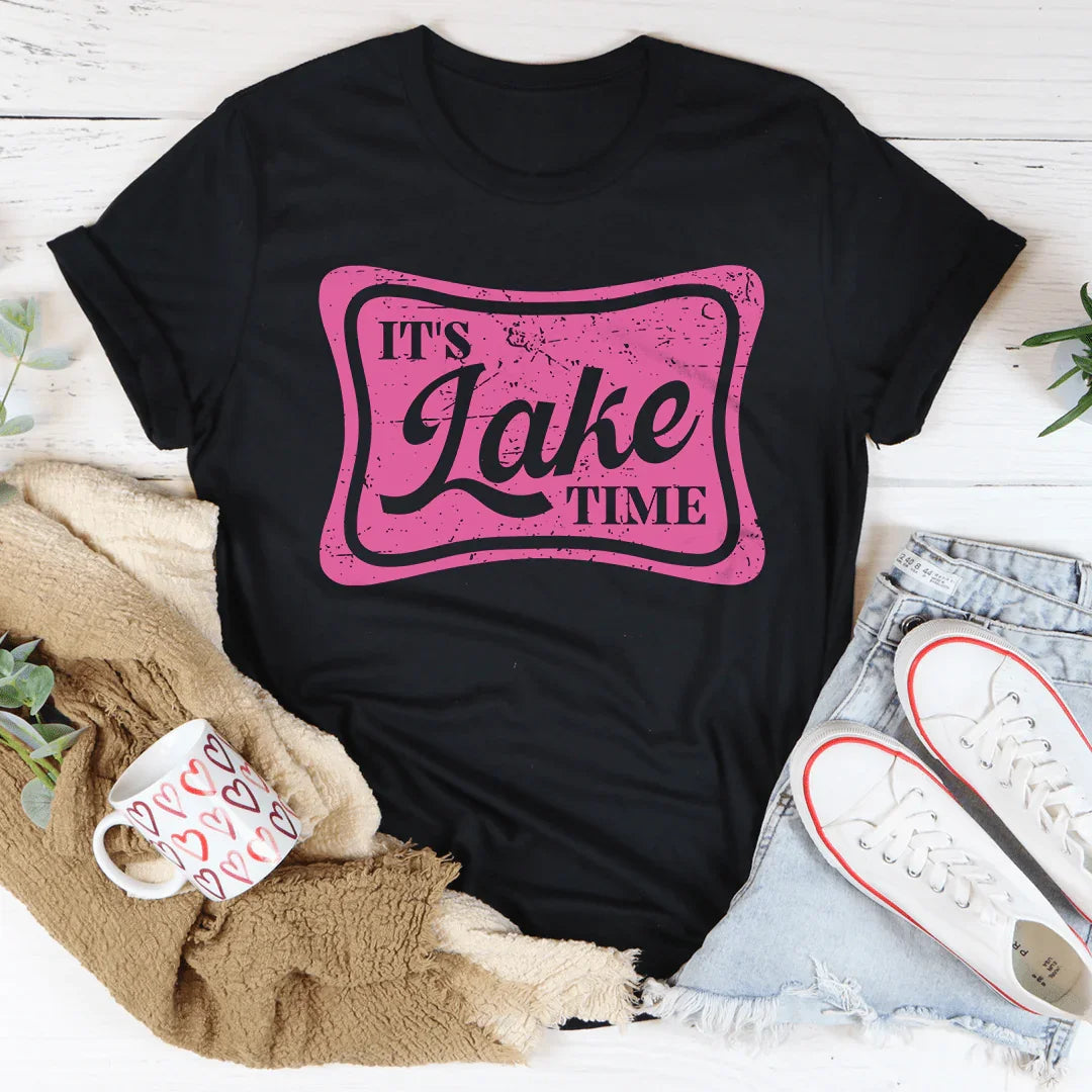 It's Lake Time Tee - WonderingCloth
