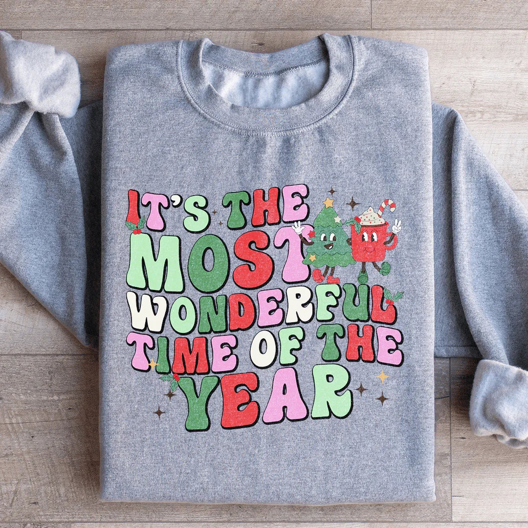 It's The Most Wonderful Time Of The Year Retro Sweatshirt - WonderingCloth
