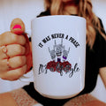 It Was Never A Phase Emo Ceramic Mug 15 oz - WonderingCloth