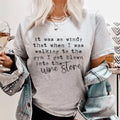 It Was So Windy That When I Was Walking To The Gym I Got Blown Into The Wine Store Tee - WonderingCloth