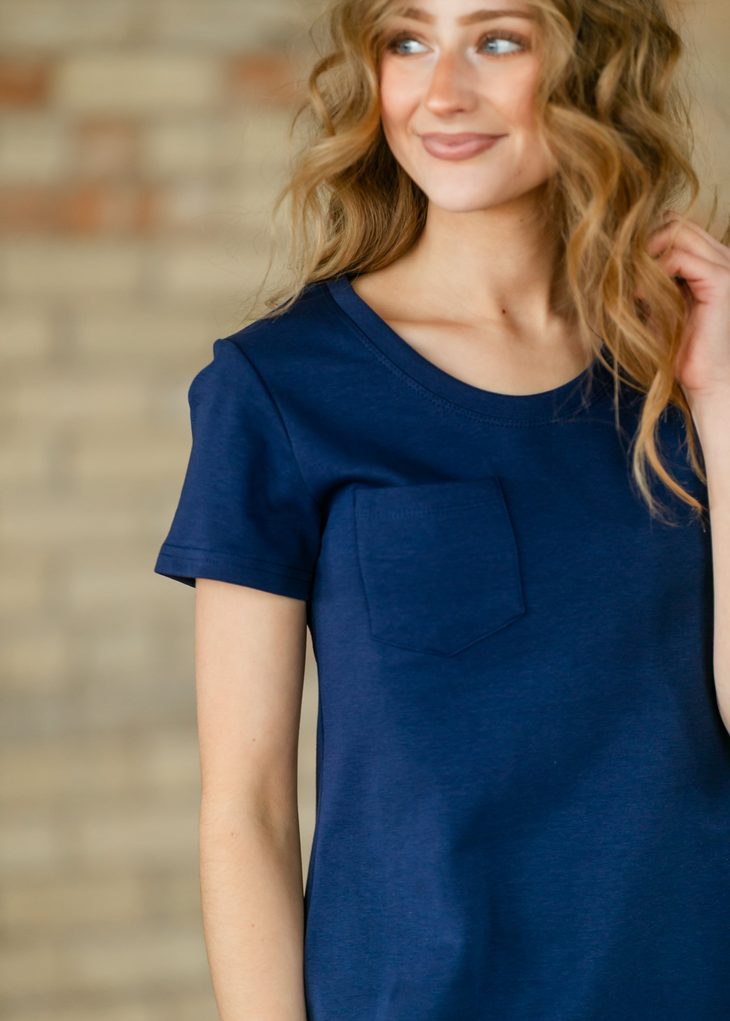 Jane Navy T-shirt Maxi Dress - WonderingCloth