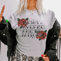 Jesus Loves Me And My Tattoos Tee - WonderingCloth