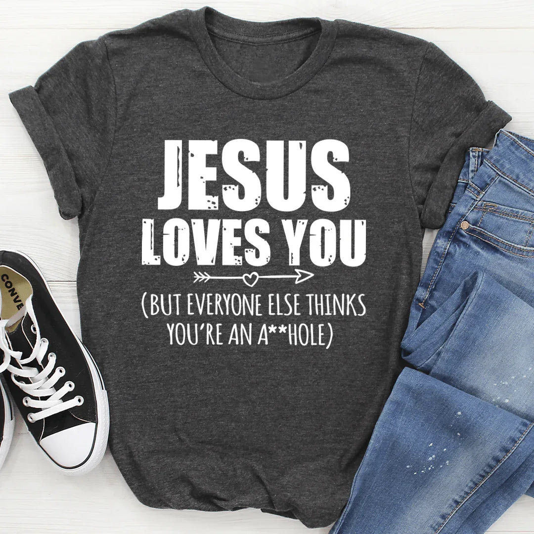 Jesus Loves You Tee - WonderingCloth