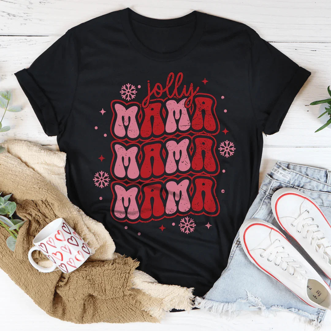 Jolly Mama Tee - WonderingCloth
