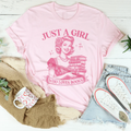 Just A Girl Who Loves Books Tee - WonderingCloth