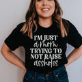 Just A Mom Tee - WonderingCloth