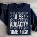 Just A Reminder To Set Boundaries Sweatshirt - WonderingCloth