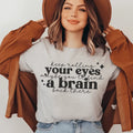 Keep Rolling Your Eyes Tee - WonderingCloth