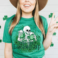 Let's Get Lucked Up Skull Tee - WonderingCloth