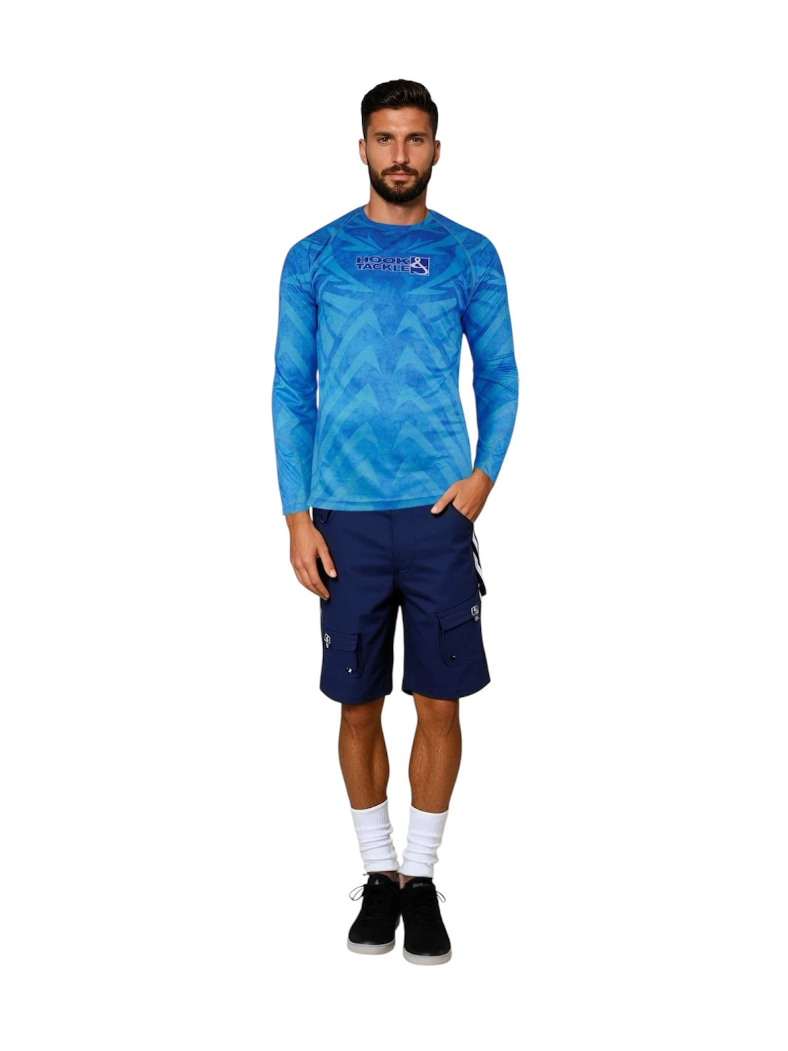 Men's Armor L/S UV Fishing Shirt - WonderingCloth