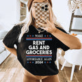 Make Rent Gas And Groceries Affordable Again 2024 Tee - WonderingCloth