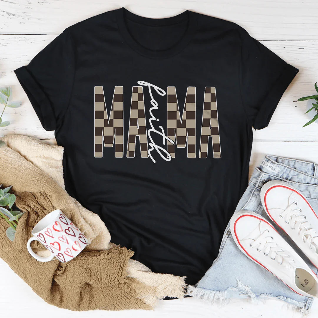 Mama Faith Tee - WonderingCloth