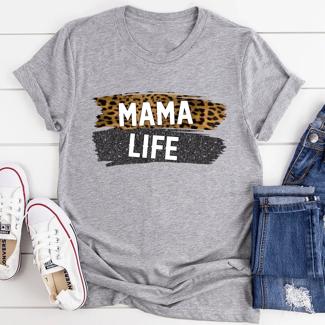 Mama Life Tee - WonderingCloth
