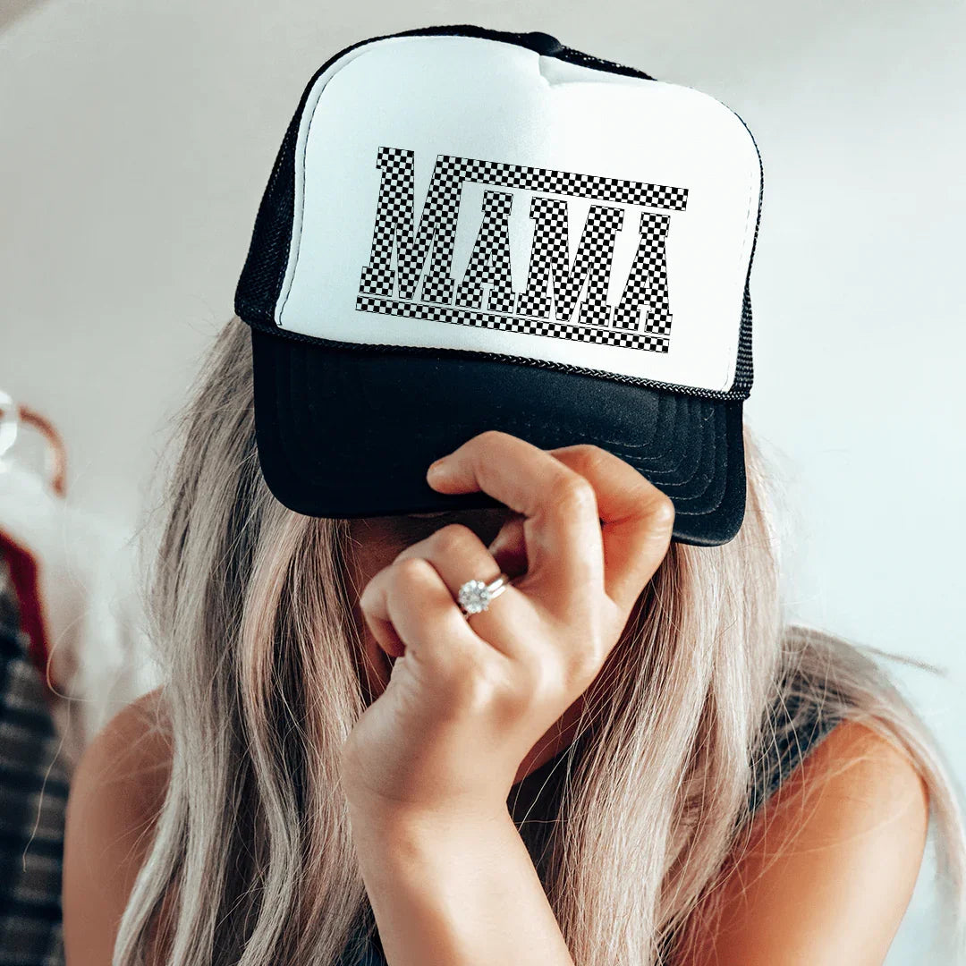 Mama Trucker Hat - WonderingCloth