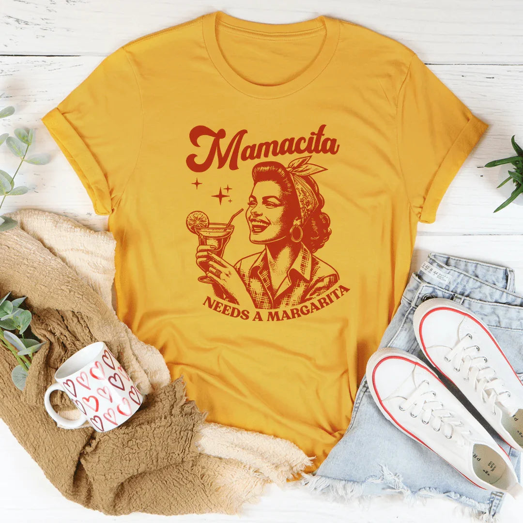 Mamacita Needs A Margarita Tee - WonderingCloth