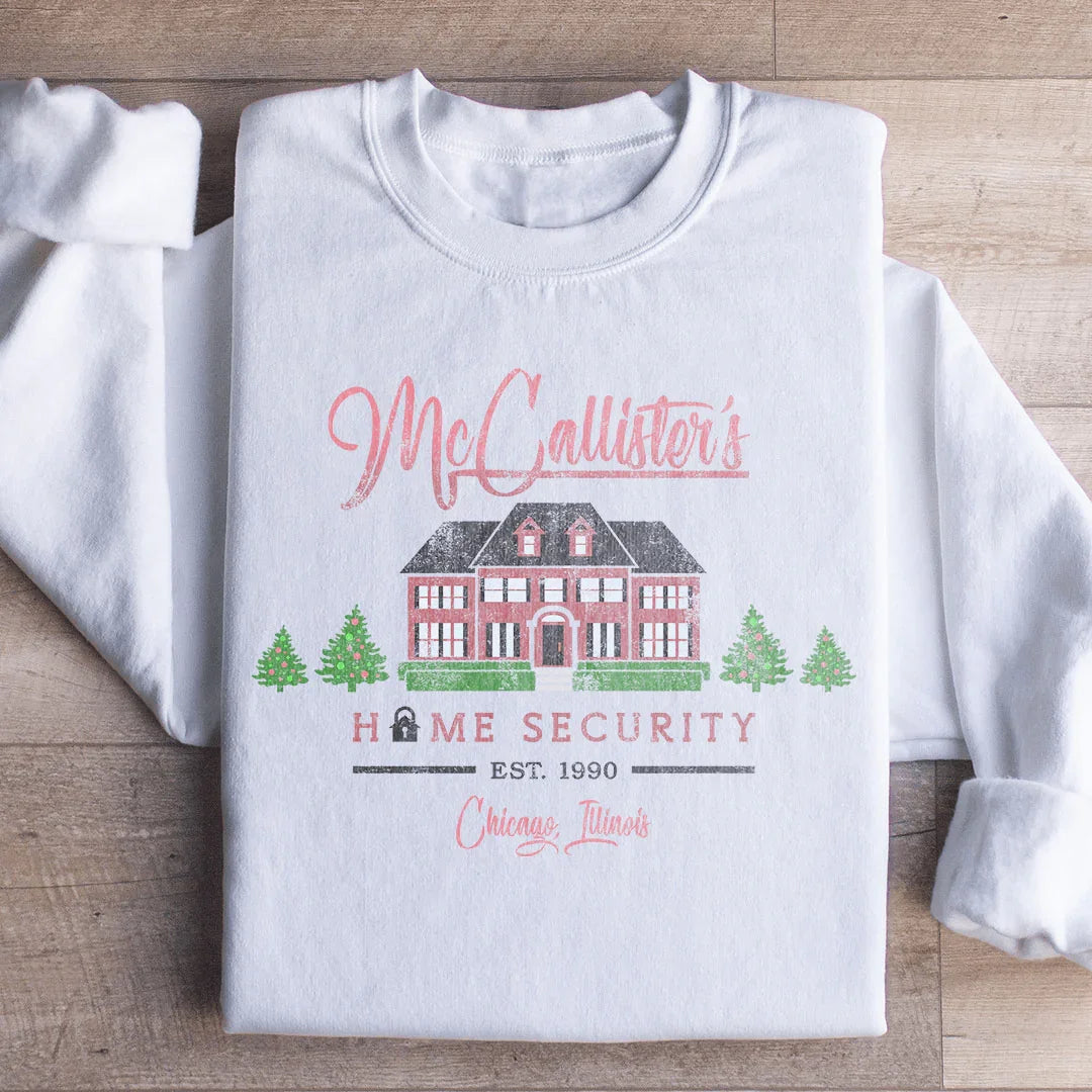 McCallister Home Security Sweatshirt - WonderingCloth