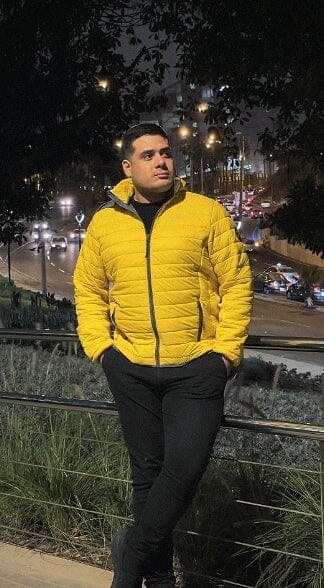 Men's Alpafill Puffer Alpaca Jacket - WonderingCloth