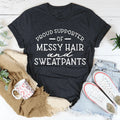 Messy Hair & Sweatpants Tee - WonderingCloth