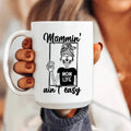 Mommin' Ain't Easy Ceramic Mug 15 oz - WonderingCloth