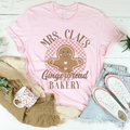 Mrs Claus Gingerbread Bakery Tee - WonderingCloth