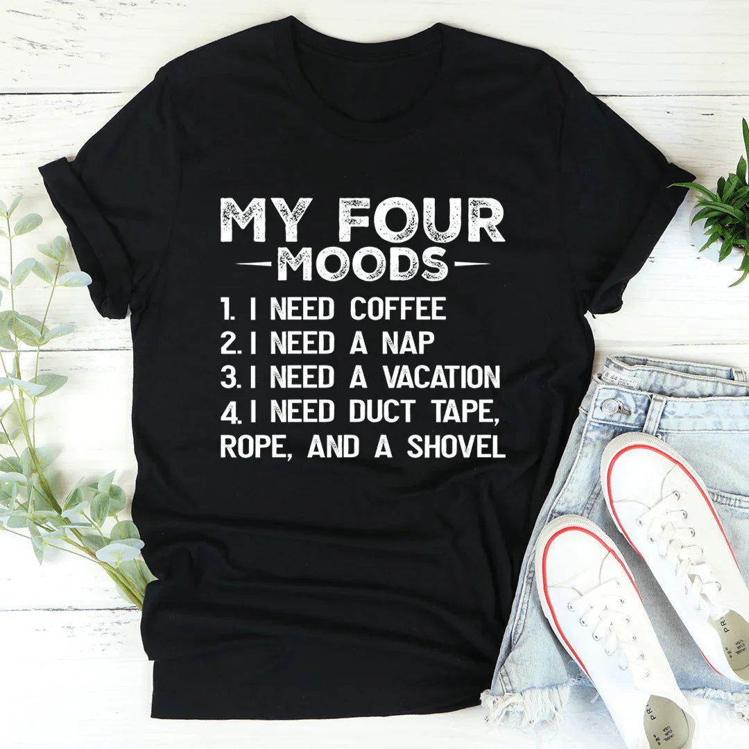 My Four Moods Tee - WonderingCloth