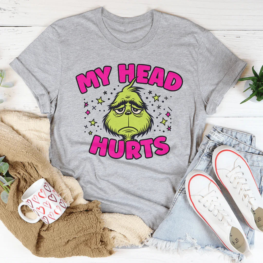 My Head Hurts Tee - WonderingCloth