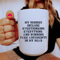 My Hobbies Ceramic Mug 15 oz - WonderingCloth