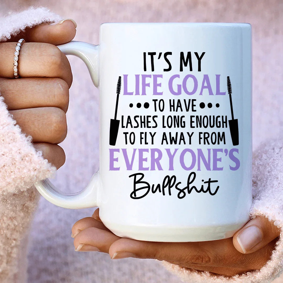 My Life Goal Ceramic Mug 15 oz - WonderingCloth