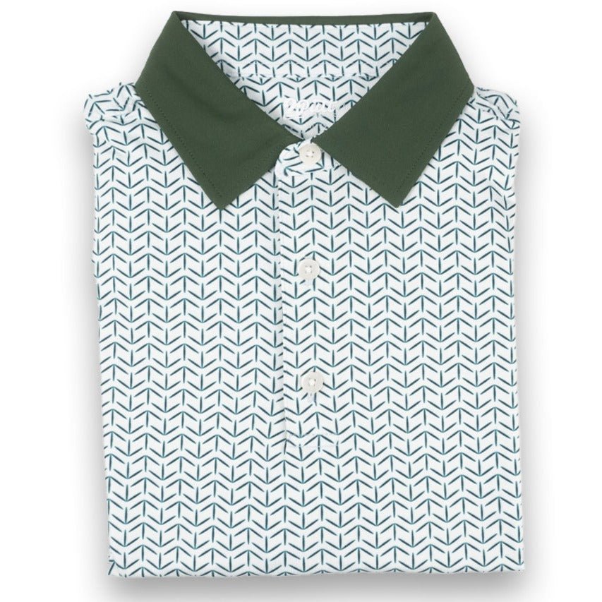 Mystic Green Men's Polo - WonderingCloth