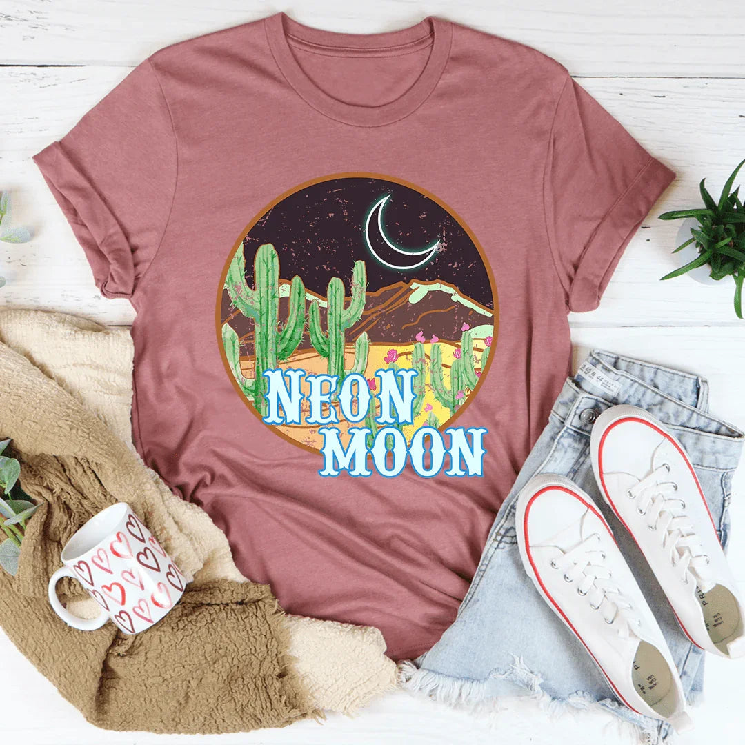 Neon Moon Tee - WonderingCloth