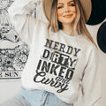 Nerdy Dirty Inked And Curvy Sweatshirt - WonderingCloth