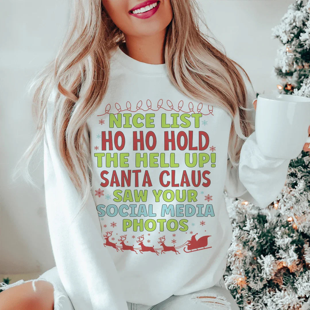 Nice List Sweatshirt - WonderingCloth