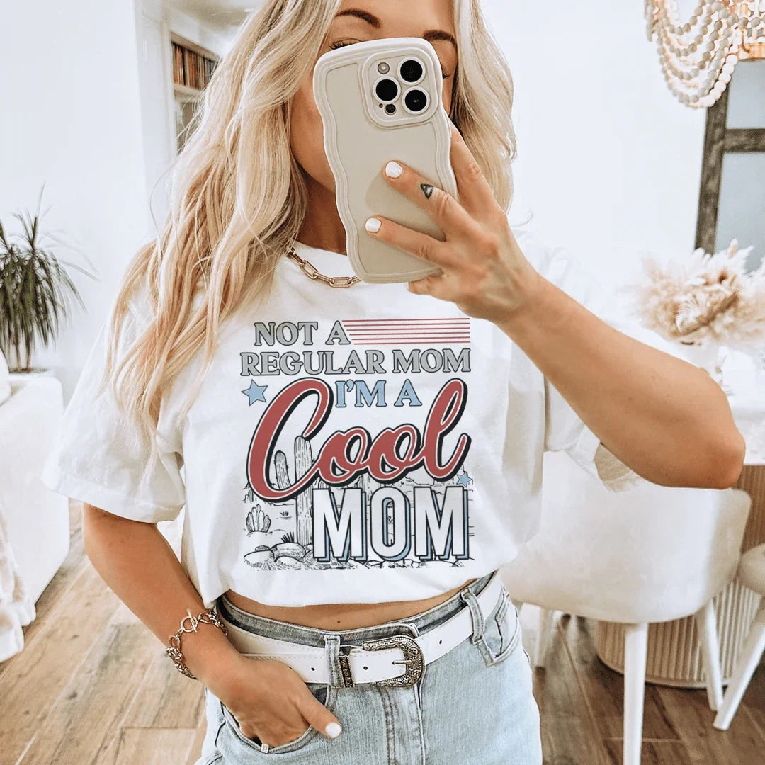 Not A Regular Mom I’m A Cool Mom Tee - WonderingCloth