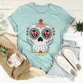 Nurse Sugar Skull Tee - WonderingCloth
