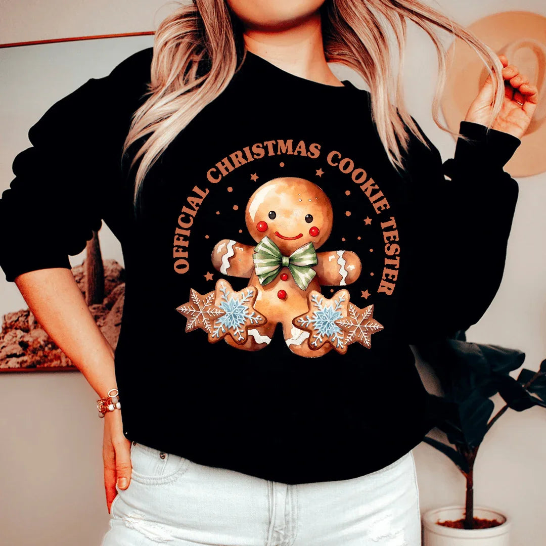 Official Christmas Cookie Tester Sweatshirt - WonderingCloth
