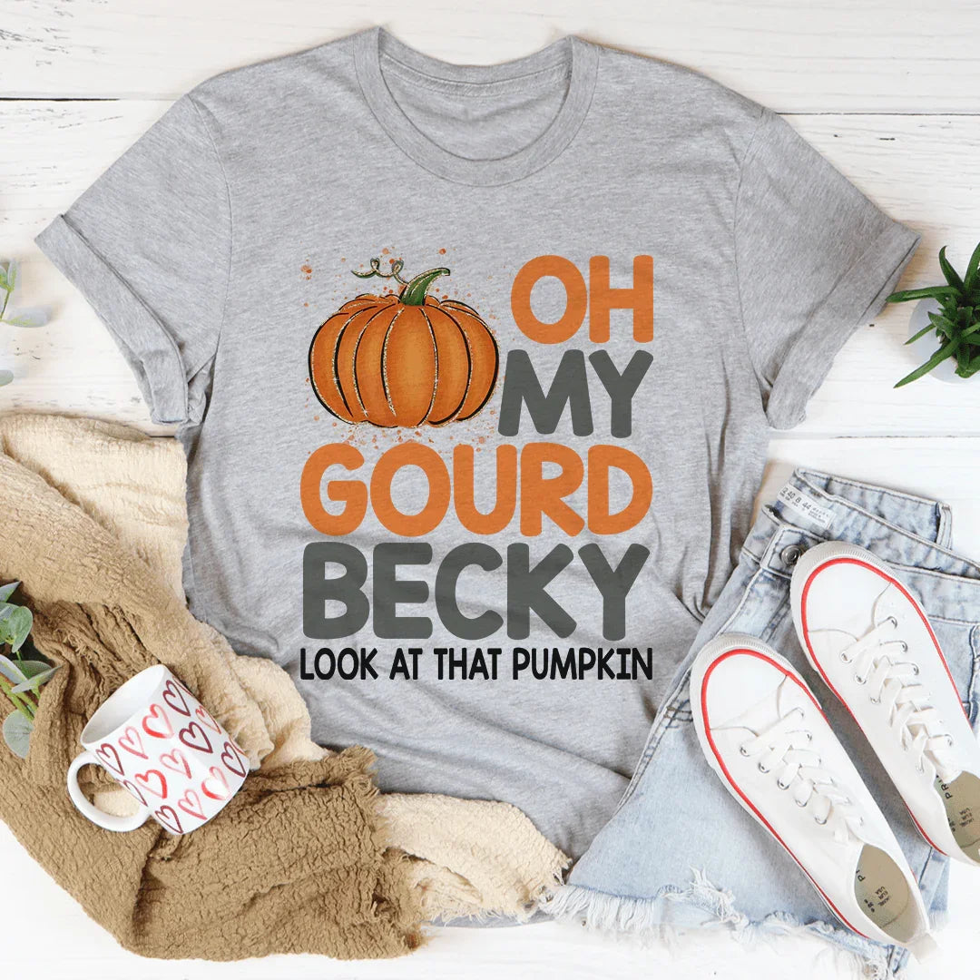 Oh My Gourd Becky Tee - WonderingCloth
