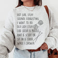Old Lady Sweatshirt - WonderingCloth
