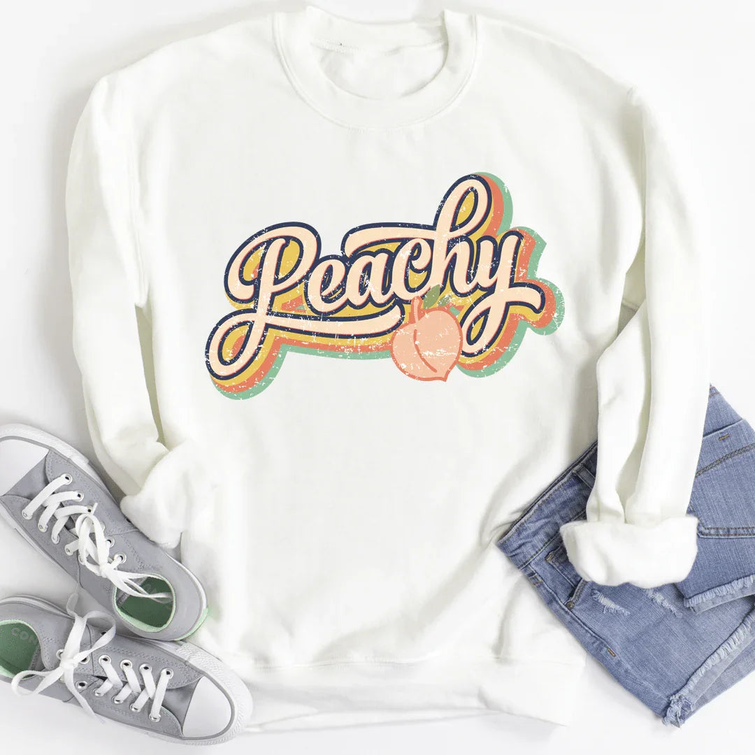 Peachy Sweatshirt - WonderingCloth