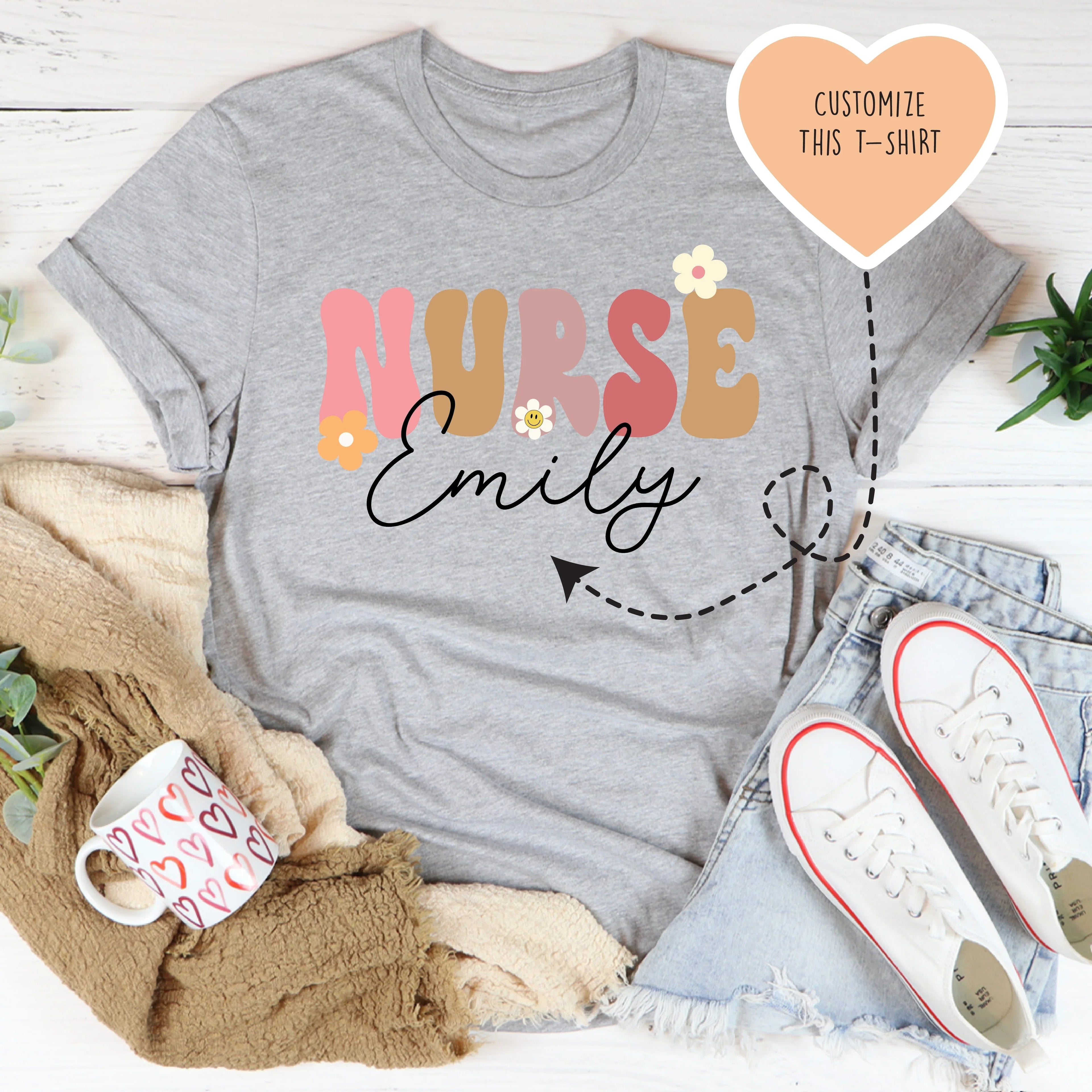 Personalized Nurse Tee - WonderingCloth
